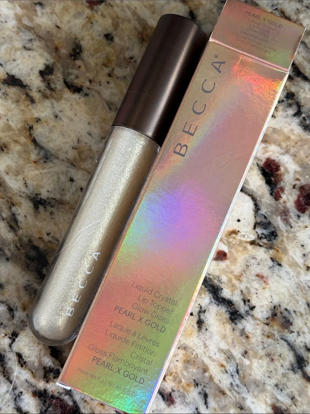 ⚡️♥️Becca Pearl x Gold Liquid Crystal Glow Gloss